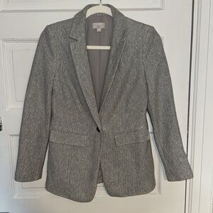 Loft 2P Petite Herringbone Knit Blazer